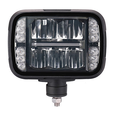 qualità  Black SAE 5 X 7 LED Snow Plow Headlights 30W 6000K High Low Beam fabbrica