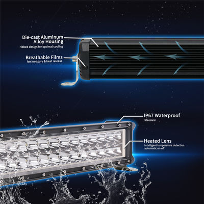 barre di Emark Osram LED della barra luminosa dell'automobile 204W LED di 76cm che riscaldano lente