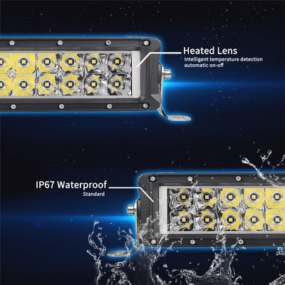 Chip doppio automatico della lente OSRAM del PC di CC 24V della barra luminosa 288W di fila LED di 4x4 IP67