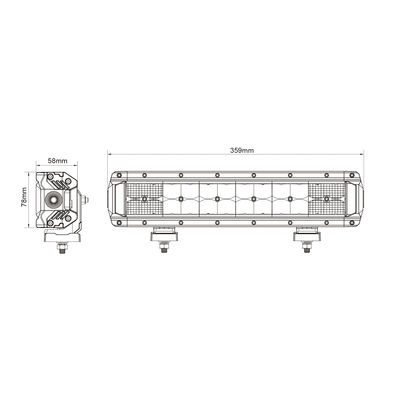 24pcs*3w Off Road che guida per barra luminosa principale fila doppia per SUV 2700lx R10