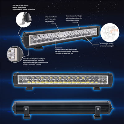 Barra luminosa doppia a 50 pollici di fila LED di Off Road per i camion 341W 5700K IP69K