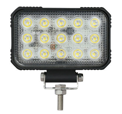Il rettangolo del motociclo 75W ha condotto il supporto doppio IP67 IP69K della luce di inondazione