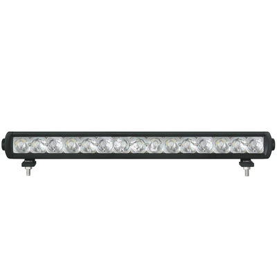 Barra luminosa esile 45W a 20 pollici IP69K di fila LED del fascio stretto di UTV singola con i sostegni