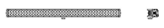 240W a 41,5 pollici ha curvato la barra luminosa dell'automobile del CREE LED della barra luminosa del doppio LED di fila fuori strada
