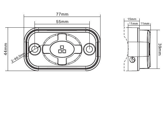 La roccia principale impermeabile di RoHS 4.5w del CE accende l'alto potere per i camion SUV