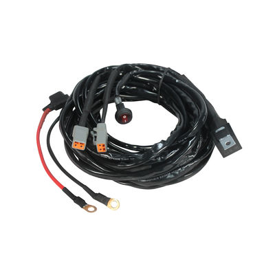 Il cablaggio automobilistico del cavo della luce di Off Road dell'automobile impermeabilizza il ODM 14AWG di 10ft