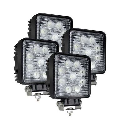 4PCS alloggio del nero delle luci IP67 2160lm del lavoro dell'inondazione del quadrato LED